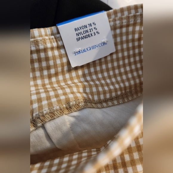 Women's J.McLaughlin Rylie Pants Plaid Size 10 - Picture 8 of 9